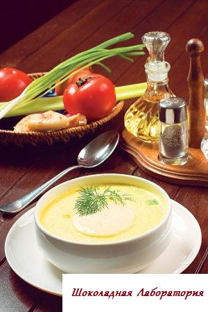 Рецепт - Густой суп из шампиньонов