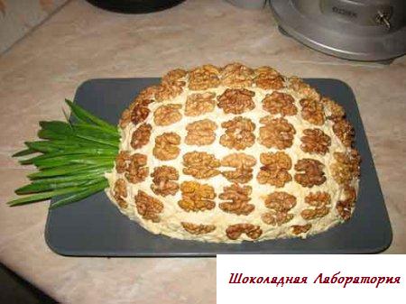 Рецепт - Новогодний Салат Ананас, салат ананас с фото