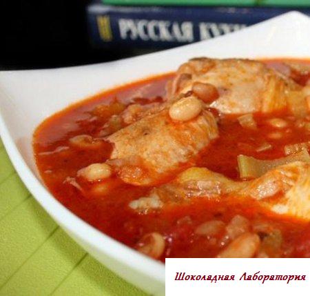 Рецепт - Цыпленок в томатном соусе