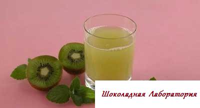 Рецепт - напиток лимонный с киви