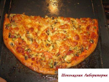 Рецепт пиццы А-ля пеперони