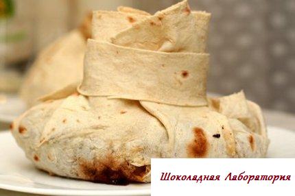Рецепт - Мясо в армянском лаваше