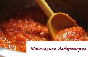 Рецепт - Насыщенный томатный соус