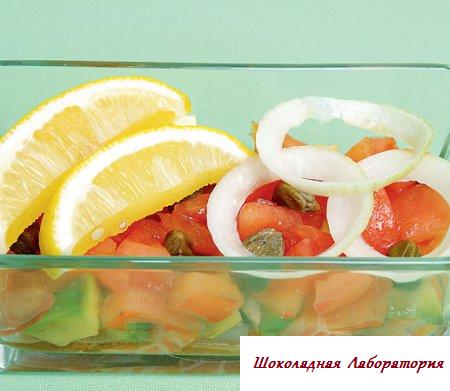 рецепты салатов с лососем соленым