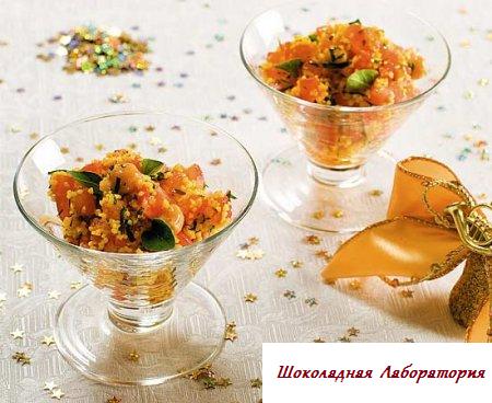 Рецепт - Пряный кус-кус в мятном салате