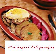 Рецепт - Драники, запеченные со свининой