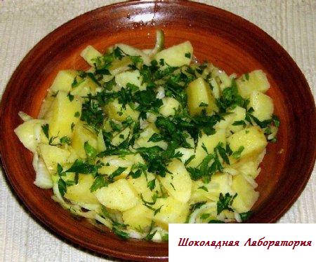 Рецепт - Картофельный салат