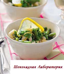 Рецепт - Салат с креветками и петрушкой