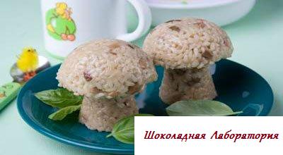  Рецепт - Каша с грибами
