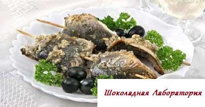 рецепты из рыбы с фото, салаты из рыбы с фото, shashlik iz ribi-photo, салат из рыбы  с фото