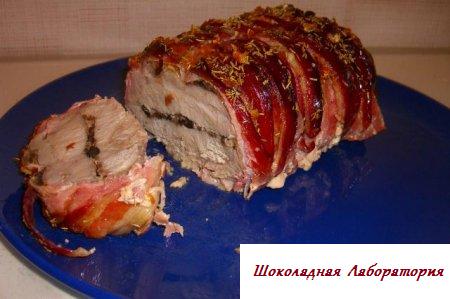 блюда из бекона, специализировать свинину